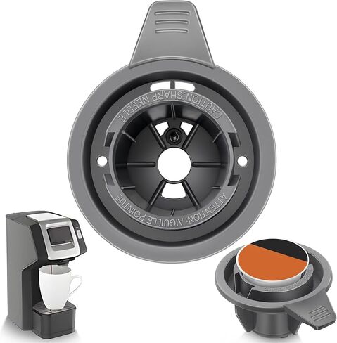 عبوة واحدة بديلة متوافقة مع ماكينة صنع القهوة هاميلتون بيتش فليكس، حامل أكواب بإبرة سفلية متوافق مع قطع غيار ماكينة صنع القهوة هاميلتون بيتش، سهلة التركيب in Kuwait