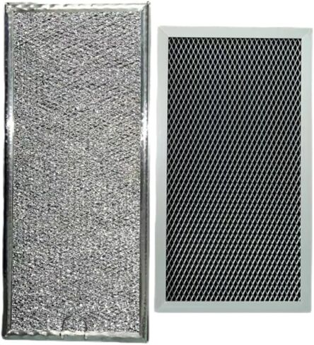 Microwave Charcoal Filter for GE JVM1750SM1SS,JVM1750SM2SS, JVM1750SMSS01,LVM1750DM1BB, LVM1750DM2BB(2PCS) in Saudi Arabia