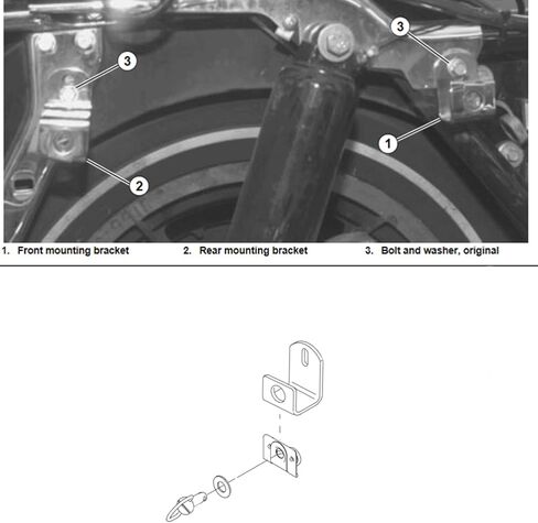 حقائب السرج الصلبة من Harley Fasteners، مسامير تثبيت بدبوس مناسبة لدراجات Harley Davidson Touring Softail Road King Electra Glide FLHX FLHR FLHS طوال السنوات in Kuwait