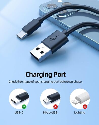 Replacement Charging Cable Fit for Samsung Galaxy Tab A 8.0 inch SM-T380 SM-T380NZKEXAR Galaxy Tab S3 9.7 inches Book SM-T820 SM-T825 Galaxy Book 12 Inch Power Supply Adapter Cord in Saudi Arabia