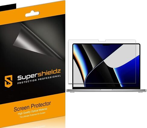 Supershieldz (3 Pack) Designed for MacBook Pro 13 inch (2016-2022 / M1, M2) (A1706, A1708, A1989) Touch Bar Screen Protector, High Definition Clear Shield (PET) in Kuwait