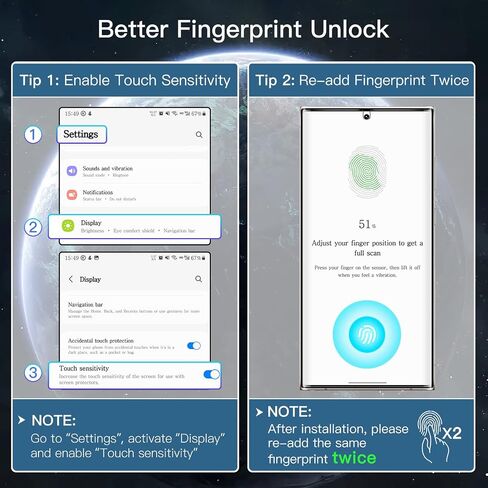 JETech Privacy Screen Protector for Samsung Galaxy S23 5G 6.1-Inch with Camera Lens Protector, Anti-Spy Tempered Glass Film, Fingerprint ID Compatible, 2-Pack Each in Kuwait