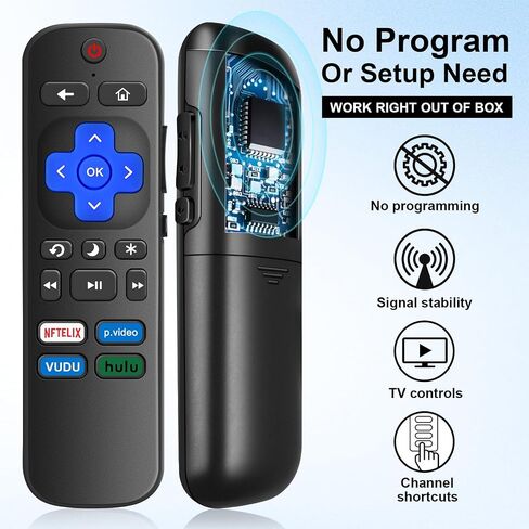 NH800UP RF402A-V14 IR Remote Control Replacement for Philips Android 4K Ultra HD Smart LED TV 43PFL5766/F7 50PFL5704/F7 55PFL5604/F7 55PFL5704/F7 65PFL5504/F7 65PFL5704/F7 75PFL5704/F7(No Voice) in Kuwait