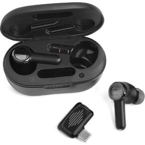 JBL Quantum TWS Noise Cancelling Gaming Earbuds (2.4Ghz Wireless or Bluetooth),Black, Small in Kuwait