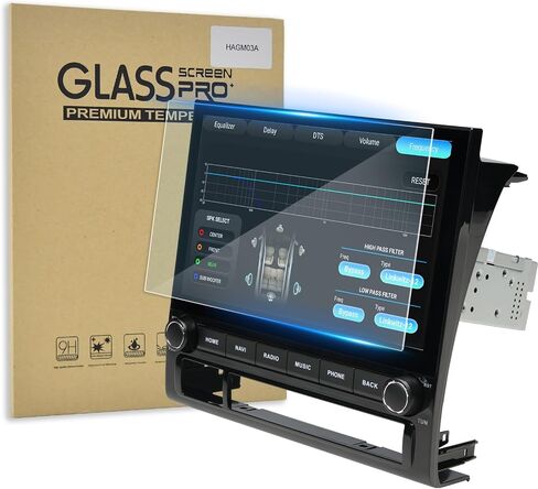dasaita 10 inch Large Screen 226X128mm Tempered Glass Screen Protector Display Monitor Glass Film for 2 DIN Car DVD GPS Head Unit Global Navigation System in Kuwait