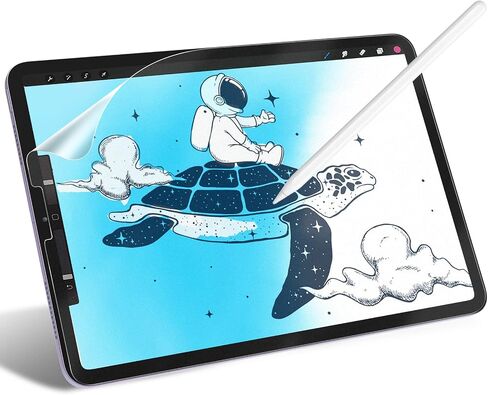 JETech Paper Screen Protector for iPad Air 5/4 10.9-Inch, iPad Pro 11-Inch All Models, Anti-Glare, Matte PET Paper Film for Drawing in Saudi Arabia
