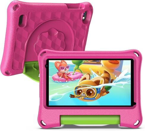 Kids Tablet 7 inch, 4GB RAM 32GB, Kid-Proof Case, Parental Control Blue in Kuwait