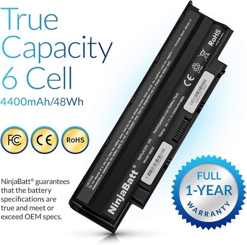 NinjaBatt Battery for Dell 33YDH 17 7000 7779 13 7353 17 7778 15 7778 15 7577 P30E 7786 7773 3779 G5 / 7588 3579 5587 G7 / G3 Latitude 13 3380 14 3490 – High Performance [15.2V/56Wh] in Kuwait