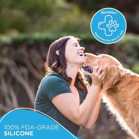 Aquapaw 5-in-1 Horse Bathing Tool & Curry Comb for Washing, Spraying, Scrubbing, Massaging & Grooming | Includes 3 Foot Garden Hose & Adapter | 1 Size Fits All - Great for Horses, Livestock & Big Dogs in Kuwait