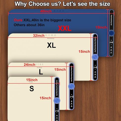 تدفئة طعام السيليكون للحفلات بوفيه XL: 32''x15 '' حصيرة دافئة كبيرة إضافية للطعام 450W كحد أقصى 248 درجة فهرنه in Saudi Arabia