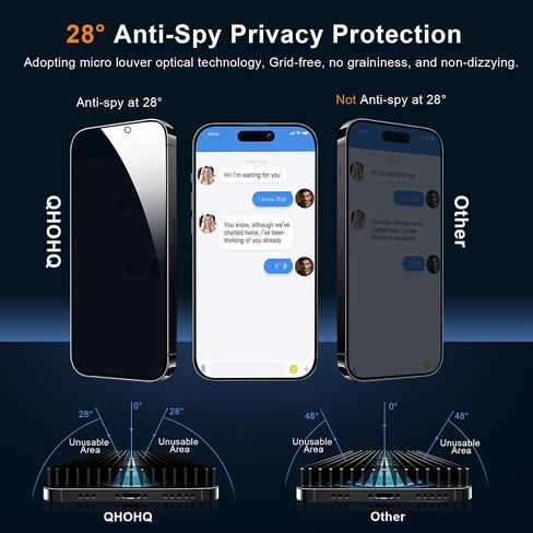 QHOHQ 3 Pack Screen Protector for Samsung Galaxy A52 4G/A52 5G/A52S 5G with 3 Pack Camera Lens Protector, Tempered Glass Film, 9H Hardness, HD, Anti-Scratch, 2.5D Edge, Anti-Fingerprint, Easy to install in Kuwait