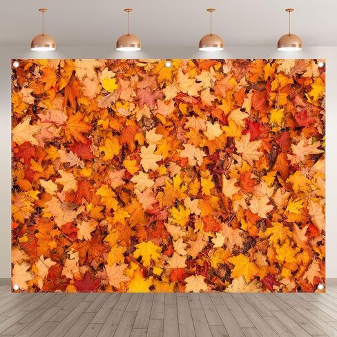 ZTHMOE 8x6ft النسيج سقوط أوراق القيقب التصوير خلفية الخريف مشهد الحصاد الأصدقاء خلفية عيد الشكر لوازم الحفلات صور نسيج كشك الدعائم in Saudi Arabia