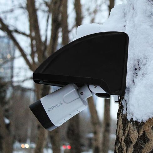 Universal Camera Shelter, Backup Camera Rain Shield, Surveillance Camera Cover, Outdoor Security Camera Cover, Quilted Weather Camera Shield, Security Camera Housing Enclosure, White Camera Shroud in Kuwait