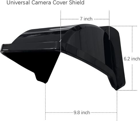 Universal Camera Shelter, Backup Camera Rain Shield, Surveillance Camera Cover, Outdoor Security Camera Cover, Quilted Weather Camera Shield, Security Camera Housing Enclosure, White Camera Shroud in Kuwait