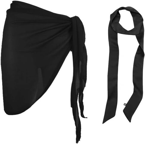 Women Beach Cover Up Wrap and Sash Belt ، Summer Beach Skirt Swimsuit Beachwear Sarong Bikini Wrapp02 in Saudi Arabia
