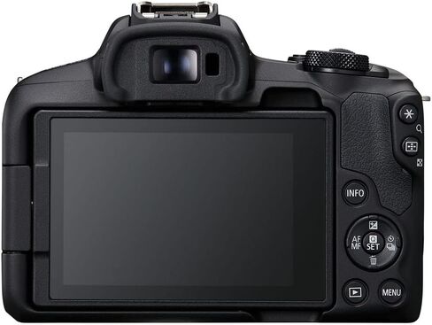 كاميرا الكاميرا Canon EOS R50 Mirrorless-APS-C RF مع عدسة 18-45 ملم ، فيديو 4K ، شاشة تعمل باللمس مزدوجة البكسل (5811C012) + Canon الكتف in Saudi Arabia