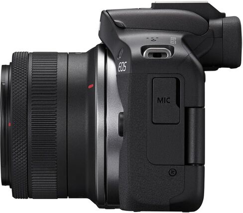 كاميرا الكاميرا Canon EOS R50 Mirrorless-APS-C RF مع عدسة 18-45 ملم ، فيديو 4K ، شاشة تعمل باللمس مزدوجة البكسل (5811C012) + Canon الكتف in Saudi Arabia