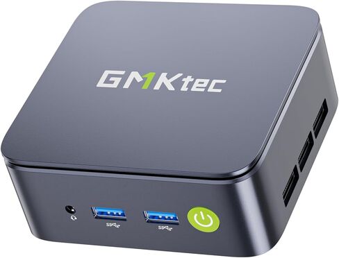 GMKtec Mini PC NucBox KB7 Intel Core i7 N6005 (3.3GHz) 4C/4T, Dual LAN Mini Computers 16GB DDR4 512GB Hard Drive, Windows 11 Pro Micro PC with 4K Triple Display, WiFi6, BT5.2, Multi-Colors Lights in Saudi Arabia