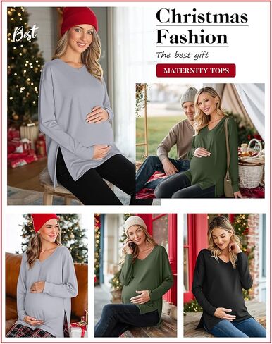 Huukaey 3 Pack Women Farmal Thermal Thermity Sleeve قمصان طويلة الأكمام in Saudi Arabia