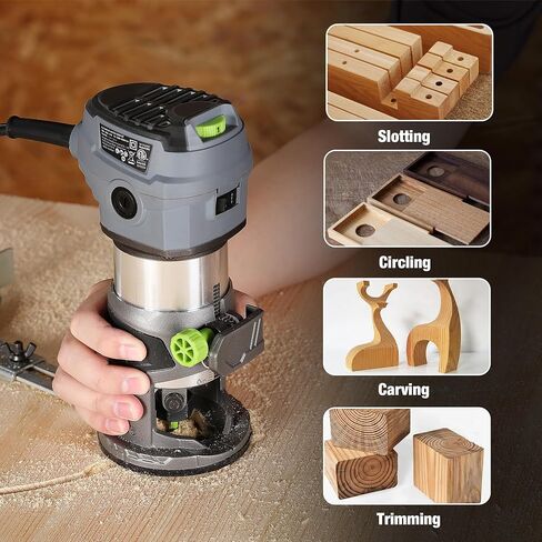 أداة توجيه مضغوطة من WorkPro 20V ، 6 سرعات متغيرة تصل إلى 30،000 دورة في الدقيقة في الموجه الخشبي للتخليص ، والقطعة ، والتشذيب ، مع تعديل الزاوية متعددة ، مستقيم ، قاعدة مزدوجة ، وأجزاء متعددة in Saudi Arabia