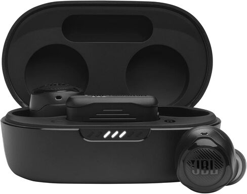 سماعات أذن JBL Quantum TWS للألعاب بخاصية إلغاء الضوضاء (لاسلكية أو بلوتوث 2.4 جيجا هرتز)، أسود، صغير in Saudi Arabia