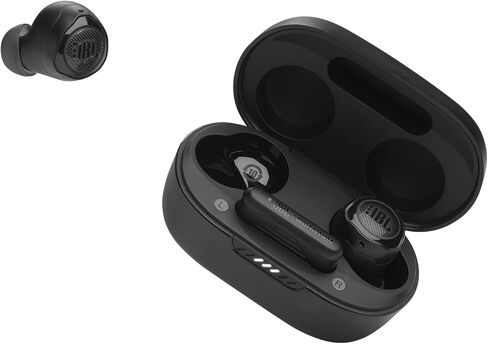 سماعات أذن JBL Quantum TWS للألعاب بخاصية إلغاء الضوضاء (لاسلكية أو بلوتوث 2.4 جيجا هرتز)، أسود، صغير in Saudi Arabia
