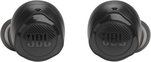 سماعات أذن JBL Quantum TWS للألعاب بخاصية إلغاء الضوضاء (لاسلكية أو بلوتوث 2.4 جيجا هرتز)، أسود، صغير in Saudi Arabia
