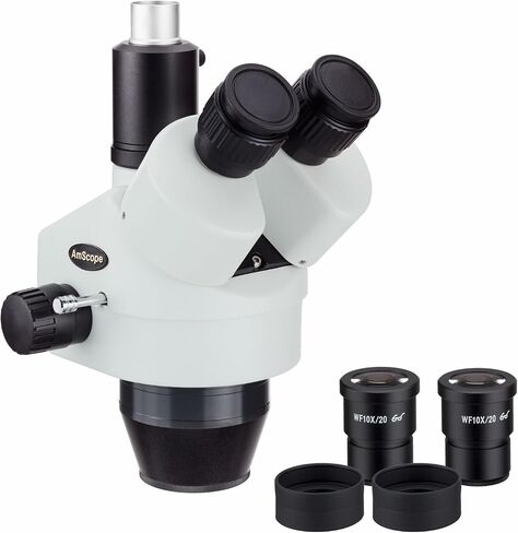 AmScope SM3590T 3.5X-90X ثلاثي العينيات تكبير قوة مجهر ستيريو رئيس in Saudi Arabia
