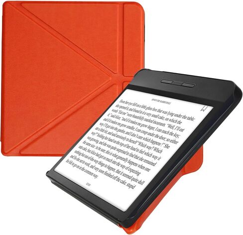 kwmobile Cover for Kobo Libra H2O Case - Slim PU Leather eReader Cover with Stand and auto Sleep funktion - Dark Green in Kuwait