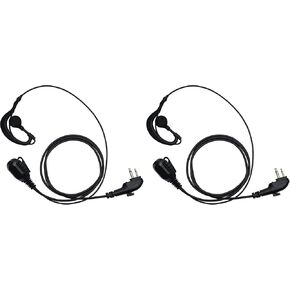 BVMAG G Shape Earpiece Walkie Talkie Radio Headset Ear Piece with PTT Mic Compatible with HYT Hytera BD502 BD502i PD502 PD562 TC-508 TC-580 in Kuwait