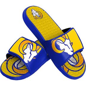 FOCO Las Vegas Raiders NFL للرجال Colorblock Big Logo Gel Slides - M in Kuwait
