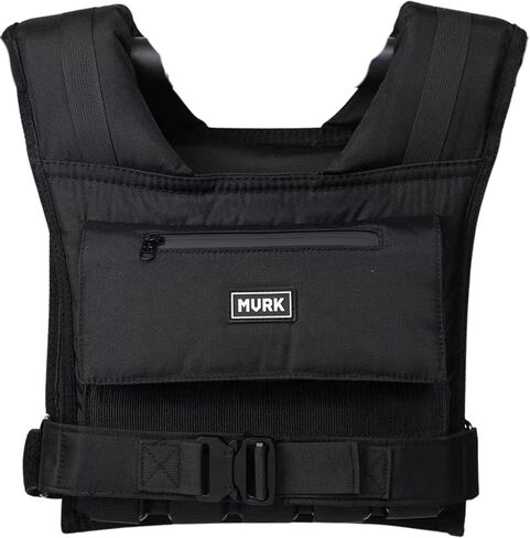 MVRK Adjustable Weighted Vest Men 35lbs - Weighted Workout Vest With Iron Weights, Heavy Duty Weighted Exercise Vest For Functional Training, Slim Design Weighted Running Vest, Weight Vest for Men and Women in Kuwait