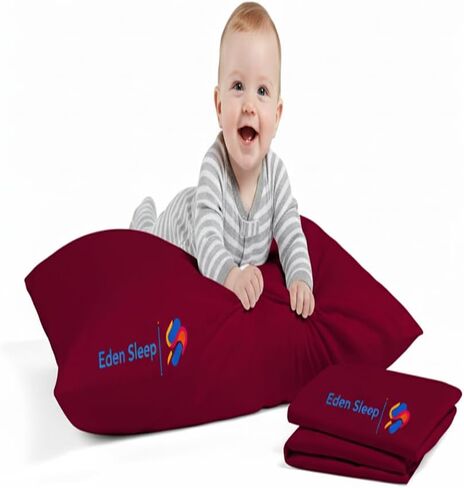 Toddler Travel Pillow Cases 12x16, Pack of 2 Zipper Closure Pillow Cover 100% Cotton Small Pillowcase, 500 Thread Count Nersury Pillowcase for Kids 12x16 inch, Light Blue in Saudi Arabia