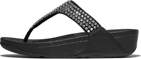 FitFlop Women's Lulu Maxi-Crystal Toe-Post Sandals Wedge in Kuwait