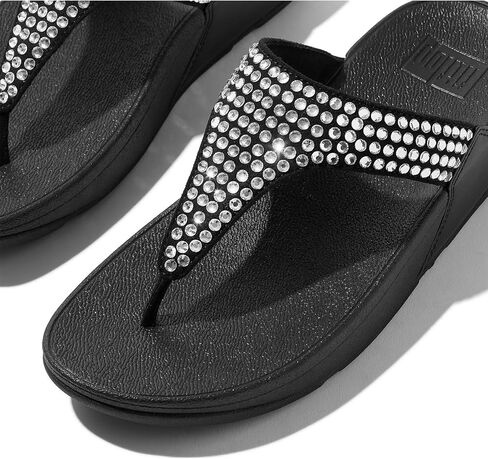 FitFlop Women's Lulu Maxi-Crystal Toe-Post Sandals Wedge in Kuwait