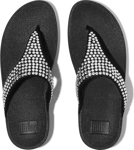 FitFlop Women's Lulu Maxi-Crystal Toe-Post Sandals Wedge in Kuwait