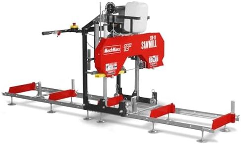 36" MAX Portable Sawmill, ZONSEN 25HP 750cc V-Twin Gas Power Engine, 36" Board Width, 20' Track Length, (10 x Blades Included), Model SM-36MAX in Saudi Arabia