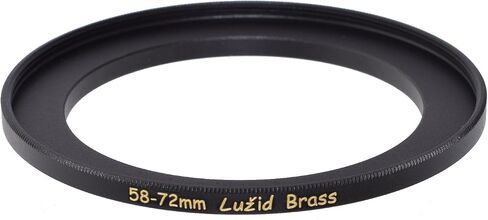 LUŽID X2 Brass 55mm to 58mm Step Up Filter Ring Adapter 55 58 Luzid in Kuwait