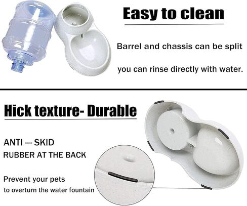 Dog Water Bowl Dispenser,3 Gallon/ 11L Pet Water Dispenser Station for Large Dogs and Cats,Gravity Automatic Feeder,Large Size Dog Drinking Fountain in Kuwait