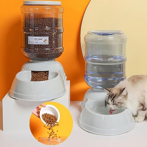 Dog Water Bowl Dispenser,3 Gallon/ 11L Pet Water Dispenser Station for Large Dogs and Cats,Gravity Automatic Feeder,Large Size Dog Drinking Fountain in Kuwait