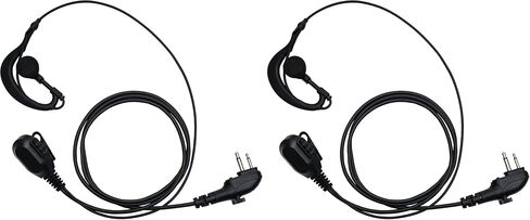BVMAG G Shape Earpiece Walkie Talkie Radio Headset Ear Piece with PTT Mic Compatible with HYT Hytera BD502 BD502i PD502 PD562 TC-508 TC-580 in Kuwait