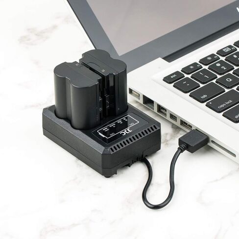 شاحن بطارية مزدوج USB لفوجي فيلم X100V وX-PRO3 وX-PRO2 وX-T3 وX-T2 وX-T1 وX-T30 وX-T20 وX-T10 وX-T200 وX-T100 وX-A7 وHS50EXR وHS33EXR لفوجي NP-W126 S بطارية in Saudi Arabia