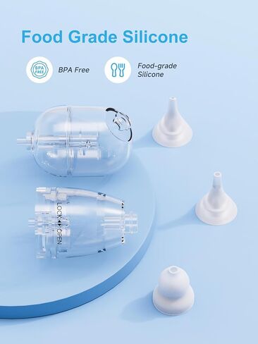نصائح استبدال Asporator Nasal 6pcs ، السيليكون من فئة الطعام ، وأجزاء استبدال مصاصة أنف الأطفال فائقة النعومة متوافقة مع Grownsy ، و Watolt ، و Littletora ، و Hevalue ، و Cocobela ، و X-Bosak in Kuwait