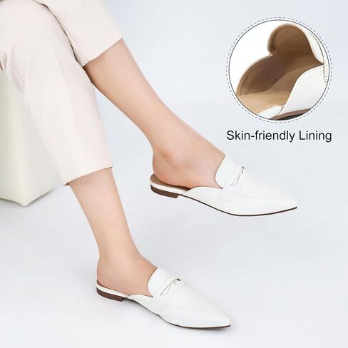 Alicegana Women's Pointed Toe Mules - Comfort Dressy Business Casual Shoes in Saudi Arabia