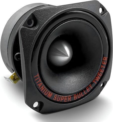Pyramid 1" Audio Car Tweeter Speaker - Aluminum Die-Cast Frame, 300 Watt Peak, 2k-20kHz Frequency Response, 4 to 8 Ohm, Heavy Duty 30 oz. Magnet Structure - 1 Tweeter - Pyramid TW44, Black, One Size in Saudi Arabia