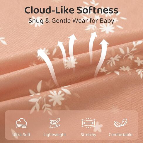 Baby Sleep Sack 18-24 Months, 0.5 TOG Wearable Blanket for Baby Boy and Girl, 2-Way Zipper Toddler Sleeping Bag 2 Pack, Lightweight Sleep Sacks Pink Rainbow（X-Large） in Saudi Arabia