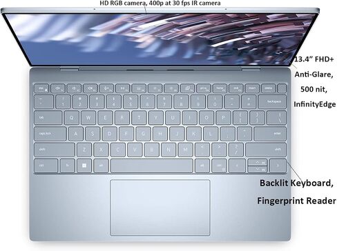 Dell XPS 13 Plus 9320 13.4" 4K OLED Touchscreen (Intel 12-Core i7-1260P, 16GB LPDDR5 RAM, 1TB SSD) Thin & Light Business Laptop, Thunderbolt 4, Webcam, Backlit KB, Fingerprint, Wi-Fi 6E, Win 11 Pro in Saudi Arabia