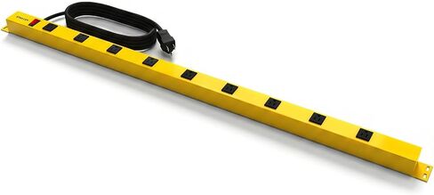 Stanley 31615 NCC31615 ShopMAX Pro 9-Outlet Surge-Protector Power Bar, 6-Foot Cord, Yellow in Kuwait