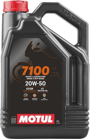 Motul 7100 4T 10W-40 Synthetic Oil 4 Liters (104092) in Saudi Arabia