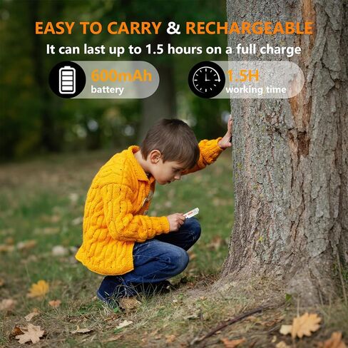 Digital Microscope for Kids, Handheld Microscope with 2.0" IPS Screen,500X,8 Adjustable LEDs,Digital Magnifying Glass for Insect Plant Leaf Observation,Magnifying Glass for Coins Small Fonts in Kuwait